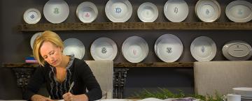 Hand-Decorated Dinnerware